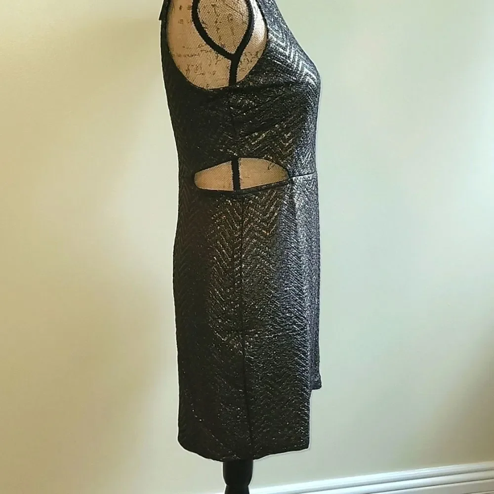 The Moon black and gold dress - Picture 2 of 4